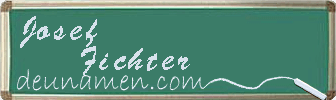 Josef Fichter Visitenkarte